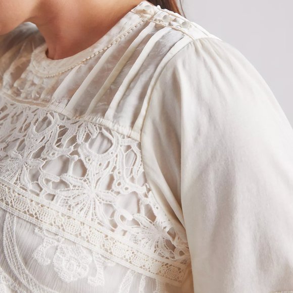 Ivory Lace Top - Picture 5 of 5